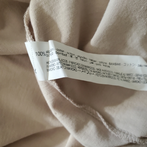 ZARA | Sleeveless Ruffle Waistline Beige Boho Maxi Dress (S) - Picture 11 of 11